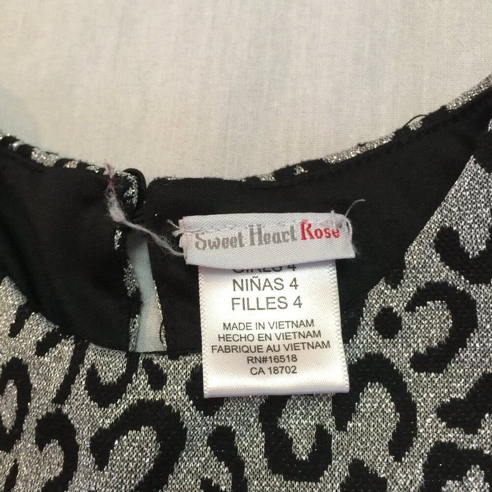 🌕🌕🌕    SWEET HEART ROSE GIRLS DRESS SIZE 4  🌕🌕🌕 - Picture 2 of 3